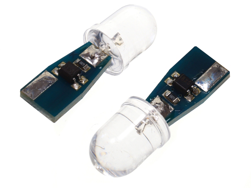 LED Positionssæt, 10mm 12V-24V - W5W - Matronics